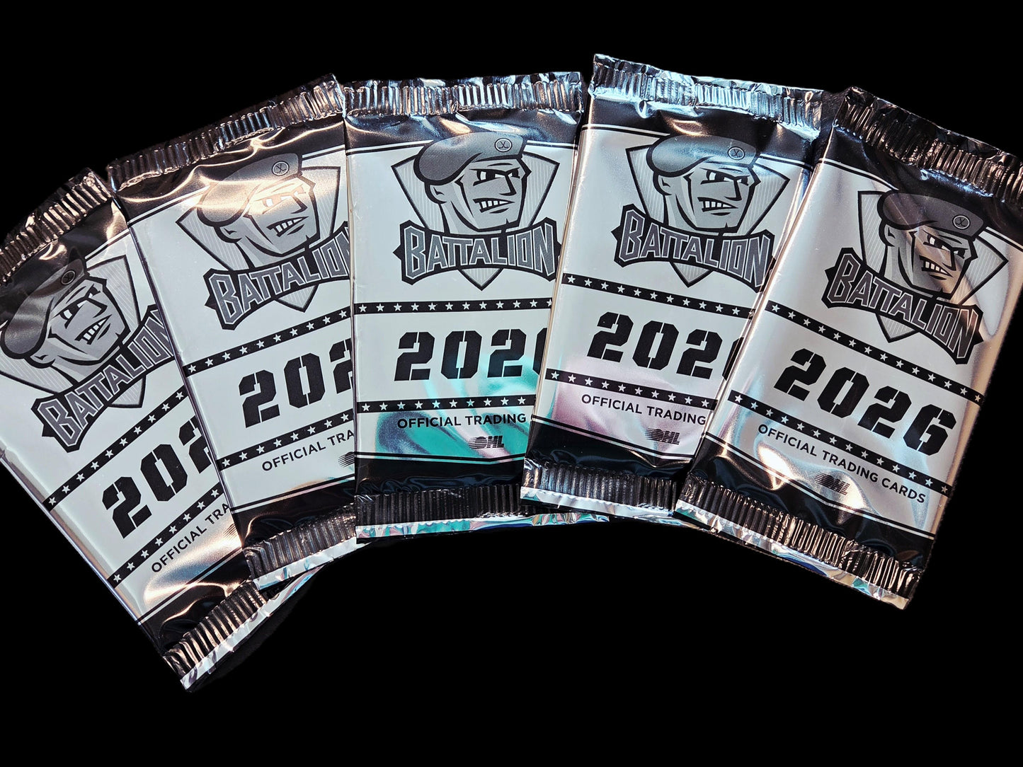 Foil 4 Package Trading Cards