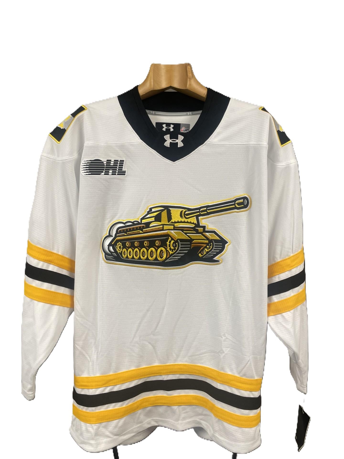 Adult North Bay Battalion Centurion Replica Sweater- White