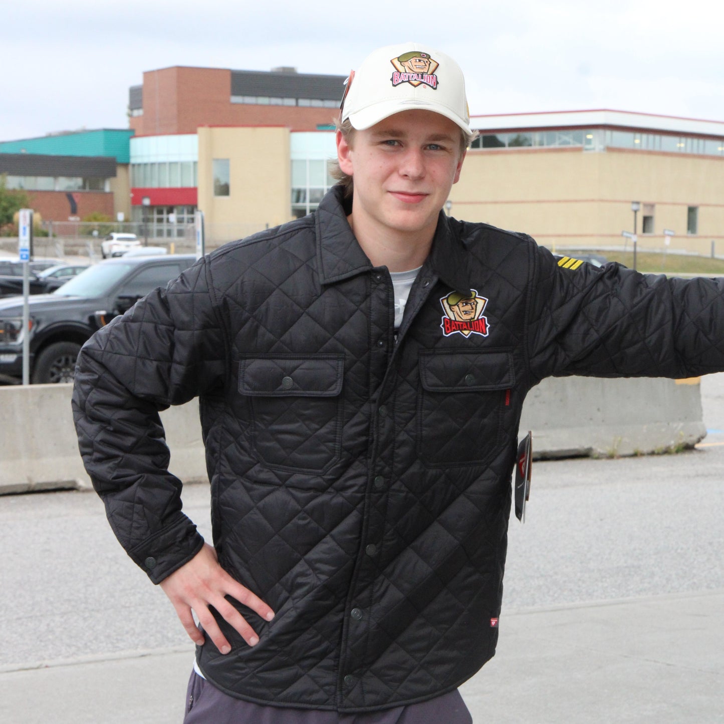 Long Sleeve Quilted Shirt Jacket